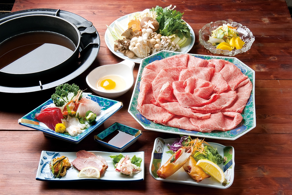 美幌 肉の割烹田村すき焼きコース
